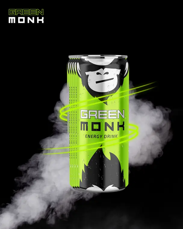 GreenMonk smoke burst poster