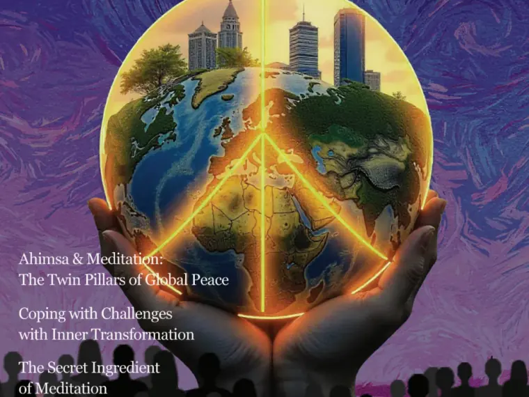 Buddha CEO global peace magazine PDF cover preview
